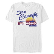 Men's Anchorman Stay Classy San Diego  Adult T-Shirt