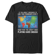 Men's Risk Losing Friendship Meme  Adult T-Shirt