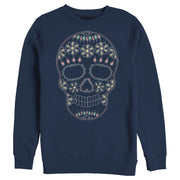 Men's Lost Gods Halloween Sugar Skull  Adult Sweatshirt