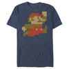 Men's Nintendo Small Mario Pixelated  Adult T-Shirt