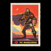 Men's Star Wars: The Mandalorian Trading Card  Adult T-Shirt