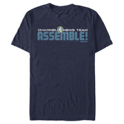 Men's Anchorman Channel 4 Assemble  Adult T-Shirt