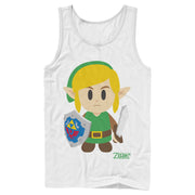 Men's Nintendo Legend of Zelda Link's Awakening Avatar  Adult Tank Top