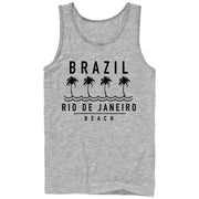 Men's Lost Gods Brazil Rio de Janeiro Beach  Adult Tank Top