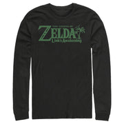 Men's Nintendo Legend of Zelda Link's Awakening Palm Logo  Adult Long Sleeve Shirt