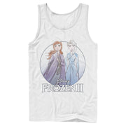 Men's Frozen 2 Sister Circle Logo  Adult Tank Top