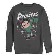 Men's Ralph Breaks the Internet Princess Vanellope  Adult Sweatshirt