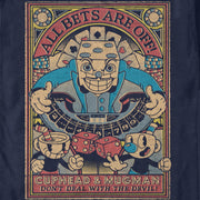 Men's Cuphead King Dice All Bets Are Off Poster  Adult T-Shirt