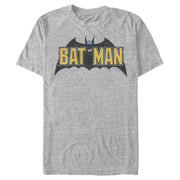 Men's Batman Caped Crusader Logo  Adult T-Shirt