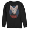 Men's Star Trek: The Next Generation Captain Jean Luc Picard Cat  Adult Sweatshirt