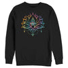 Men's Lost Gods Rainbow Lotus Flower  Adult Sweatshirt