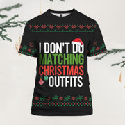 Matching Outfits Couple Christmas T-shirt