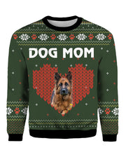 Dog Mom Photo Upload Christmas Ugly Sweater