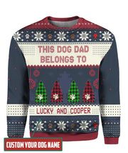 Personalized This Dog Dad Ugly Sweater