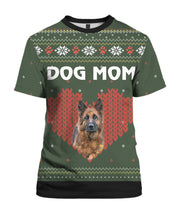 Dog Mom Photo Upload Christmas Ugly Sweater